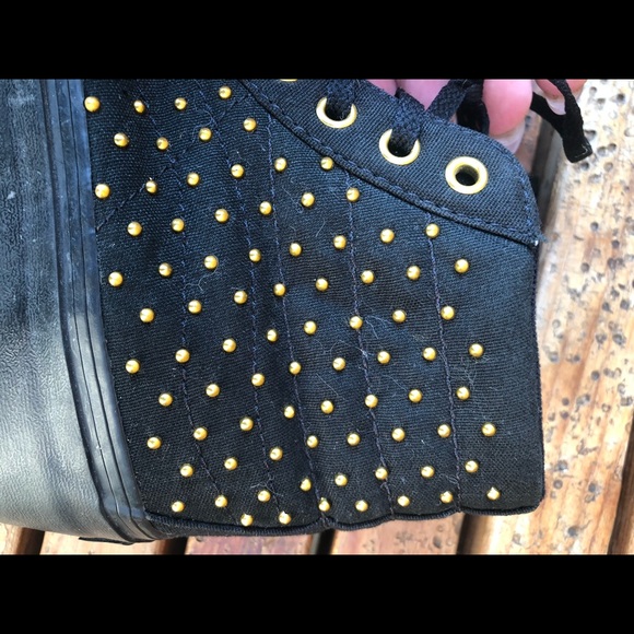 Black and gold platform vans - Picture 2 of 6